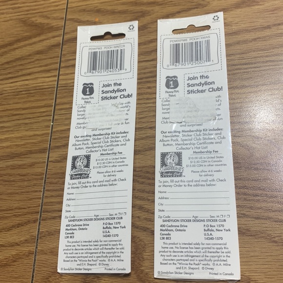 Sandylion sticker designs Pooh Christmas Pooh Winter - Picture 4 of 12